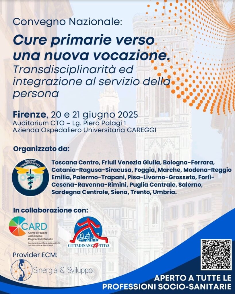 Congresso Nazionale Fisioterapisti 2025 a Firenze