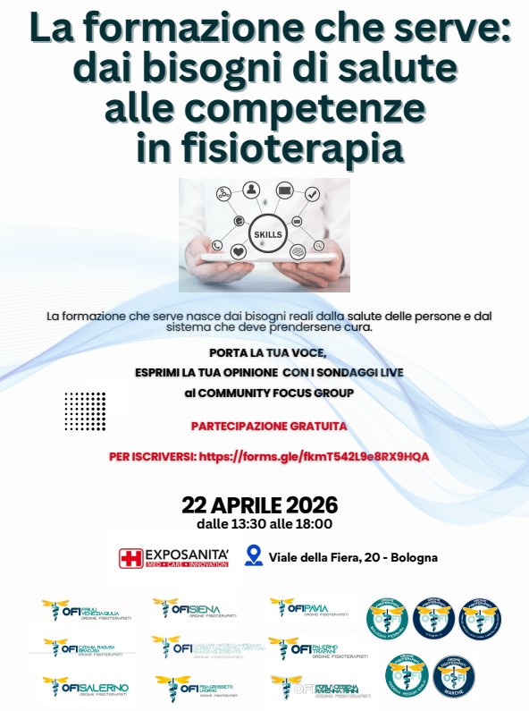 Dai Bisogni di Salute alle Competenze in Fisioterapia