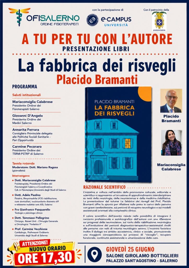 Presentazione del libro "La fabbrica dei risvegli" di Placido Bramanti 25 giugno